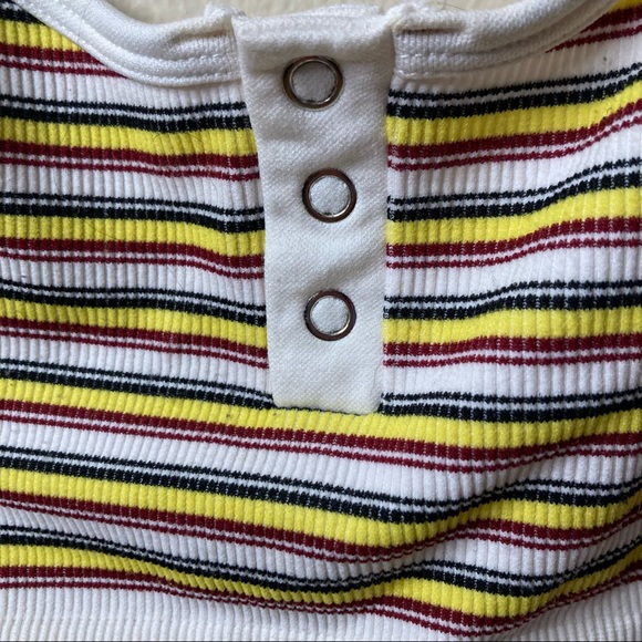 Forever 21 striped bralette sz M - Picture 2 of 3